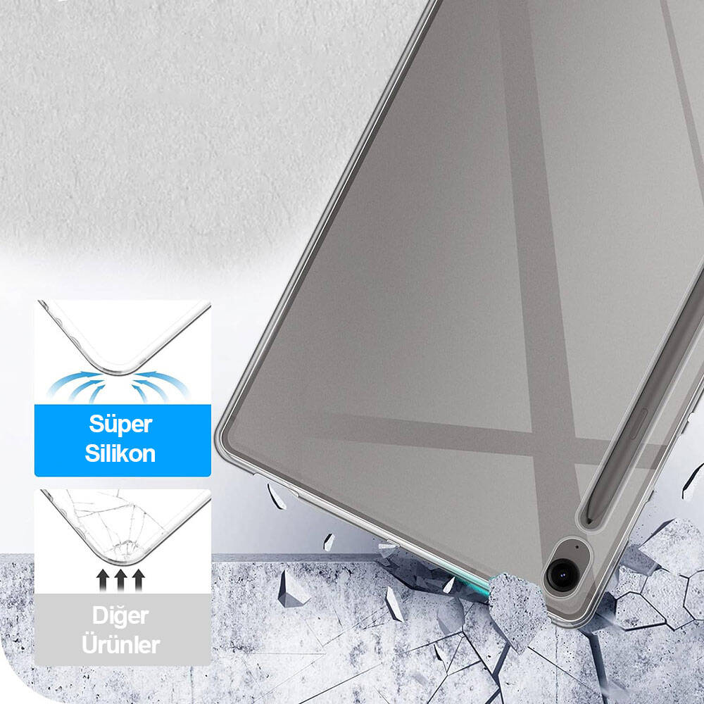 Galaxy Tab S10 Lite Kılıf Zore Tablet Süper Silikon Kapak