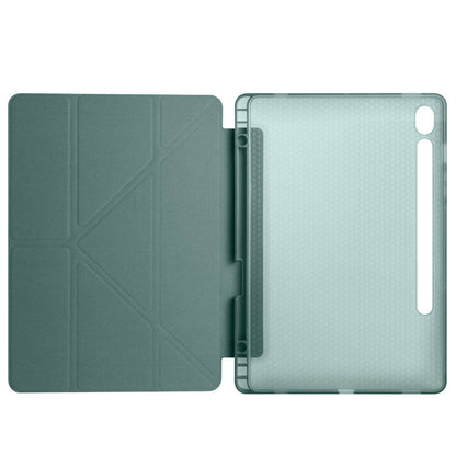 Galaxy Tab S10 Lite Kılıf Zore Tri Folding Kalem Bölmeli Standlı Kılıf