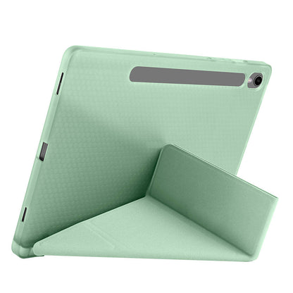 Galaxy Tab S10 Lite Kılıf Zore Tri Folding Kalem Bölmeli Standlı Kılıf