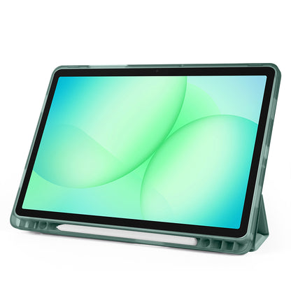 Galaxy Tab S11 Kılıf Zore Tri Folding Kalem Bölmeli Standlı Kılıf