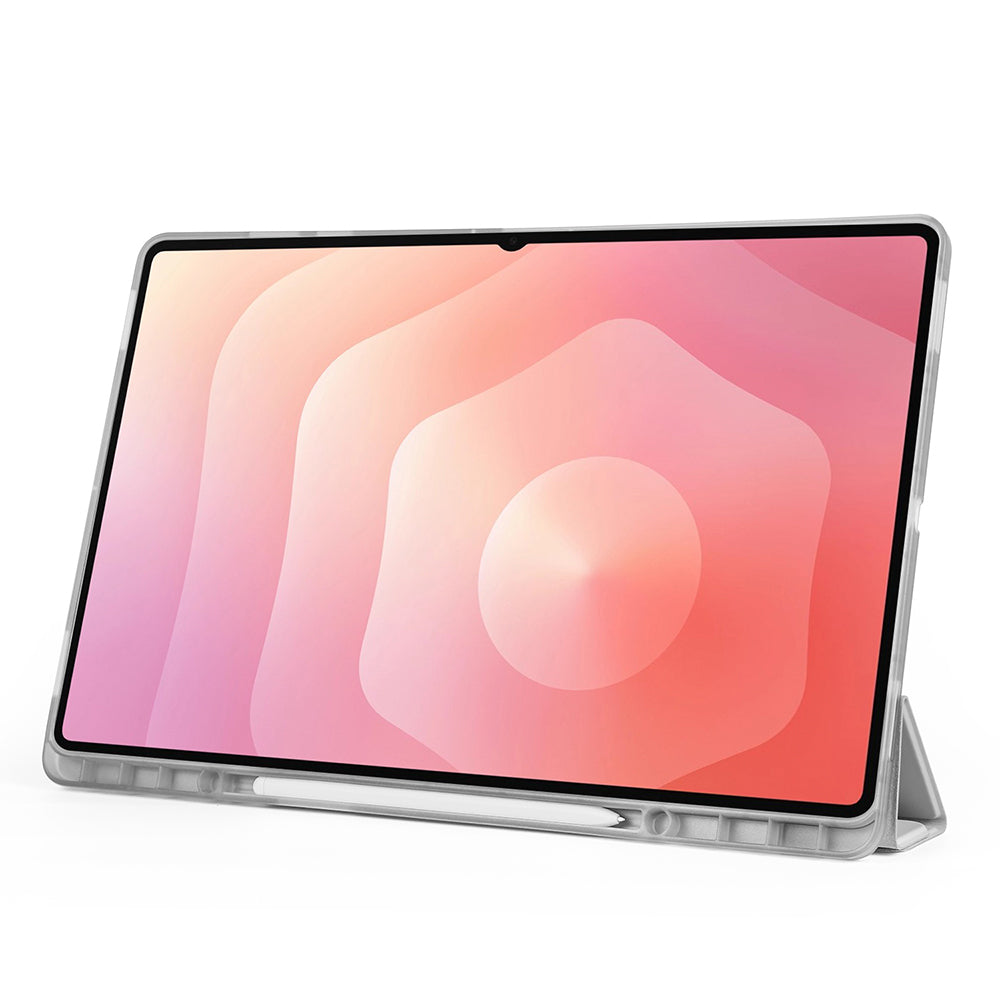 Galaxy Tab S11 Ultra Kılıf Zore Tri Folding Kalem Bölmeli Standlı Kılıf