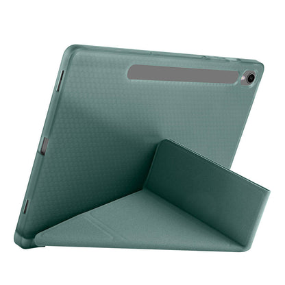 Galaxy Tab S9 Kılıf Zore Tri Folding Kalem Bölmeli Standlı Kılıf
