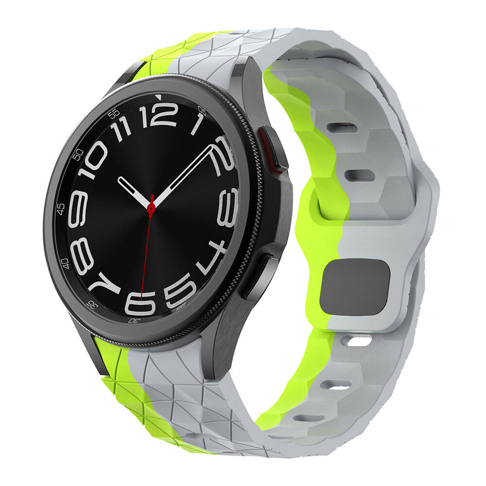 Galaxy Watch 5 40mm Zore KRD-116 20mm Futbol Desenli Spor Tasarımlı Silikon Kordon