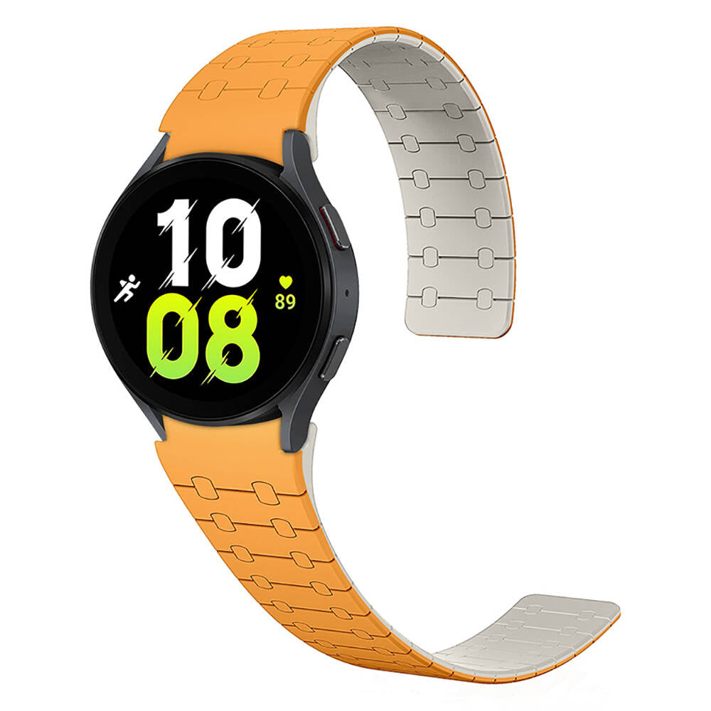 Galaxy Watch 5 44mm Zore KRD-111 20mm Çizgili Desenli Silikon Kordon