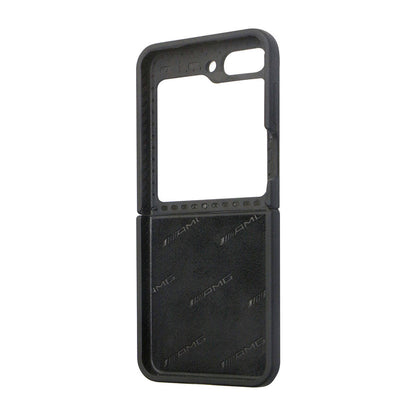 Galaxy Z Flip 5 Kılıf AMG M-safe Şarj Özellikli Büyük Logo Dizayn Orjinal Lisanslı Kapak