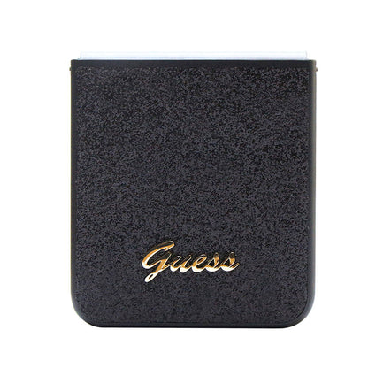 Galaxy Z Flip 5 Kılıf Guess Orjinal Lisanslı Yazı Logolu Glitter Script Kapak