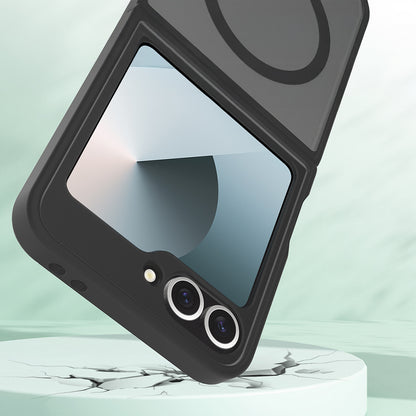 Galaxy Z Flip 6 Kılıf M-Safe Şarj Özellikli Kamera Korumalı Zore Lunex Kapak