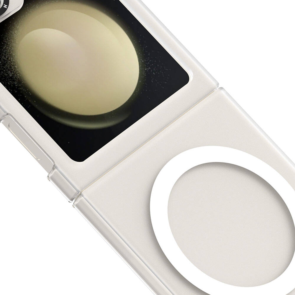 Galaxy Z Flip 6 Kılıf M-safe Şarj Özellikli Youngkit Hidden Sand Serisi Kapak