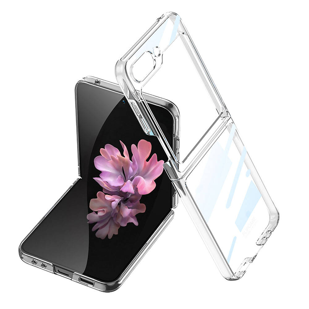 Galaxy Z Flip 6 Kılıf Zore Full Camlı Kıpta Kapak