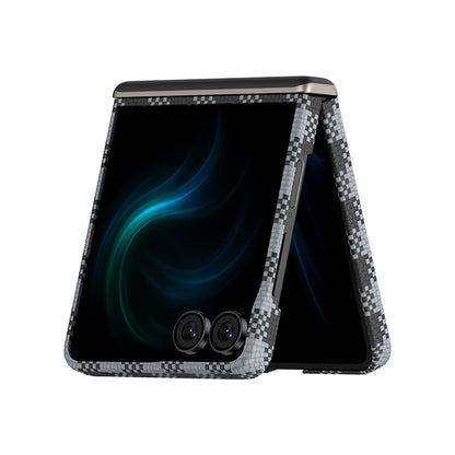 Galaxy Z Flip 7 Kılıf M-safe Şarj Özellikli Ekose Tasarımlı Benks ArmorAir ArmorVichy Kevlar Kapak