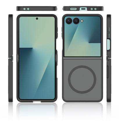 Galaxy Z Flip 7 Kılıf M-Safe Şarj Özellikli Kamera Korumalı Zore Lunex Kapak
