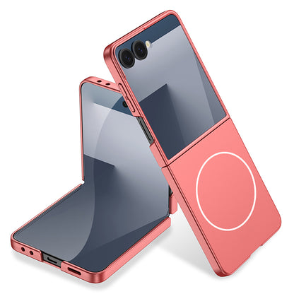 Galaxy Z Flip 7 Kılıf Wireless Şarj Özellikli Zore Kıpta M-safe Kapak