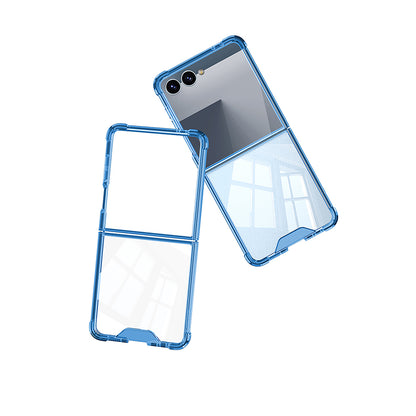 Galaxy Z Flip 7 Kılıf Zore Full Camlı Kıpta Kapak
