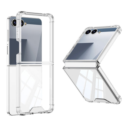 Galaxy Z Flip 7 Kılıf Zore Full Camlı Kıpta Kapak
