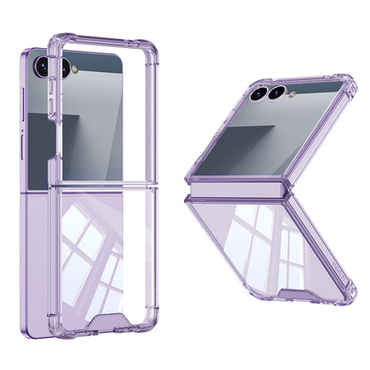 Galaxy Z Flip 7 Kılıf Zore Full Camlı Kıpta Kapak
