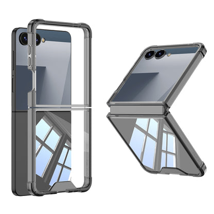 Galaxy Z Flip 7 Kılıf Zore Full Camlı Kıpta Kapak