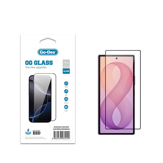 Galaxy Z Fold 8 Ultra Go Des OG Glass Antistatik Temperli Cam Ekran Koruyucu