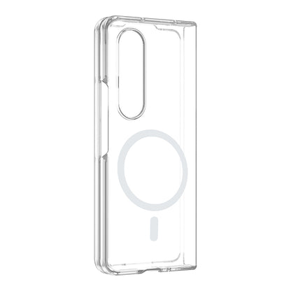 Galaxy Z Fold 4 Kamera Korumalı M-Safe Şarj Özellikli Şeffaf Zore London Sert PC Kapak