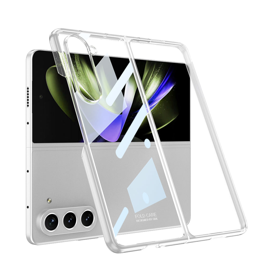 Galaxy Z Fold 5 Kılıf Zore Full Camlı Kıpta Kapak