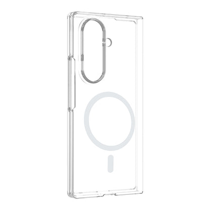 Galaxy Z Fold 6 Kamera Korumalı M-Safe Şarj Özellikli Şeffaf Zore London Sert PC Kapak