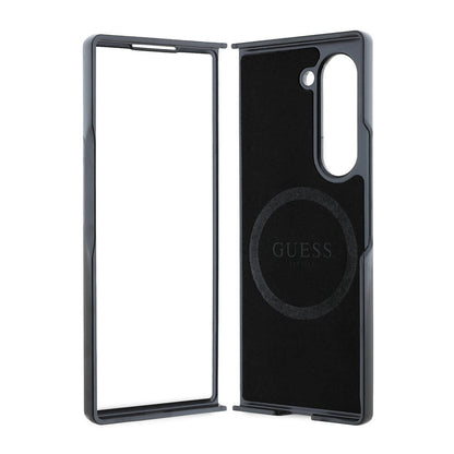 Galaxy Z Fold 6 Kılıf Guess Orjinal Lisanslı M-safe Şarj Özellikli Love Guess Printing Kapak