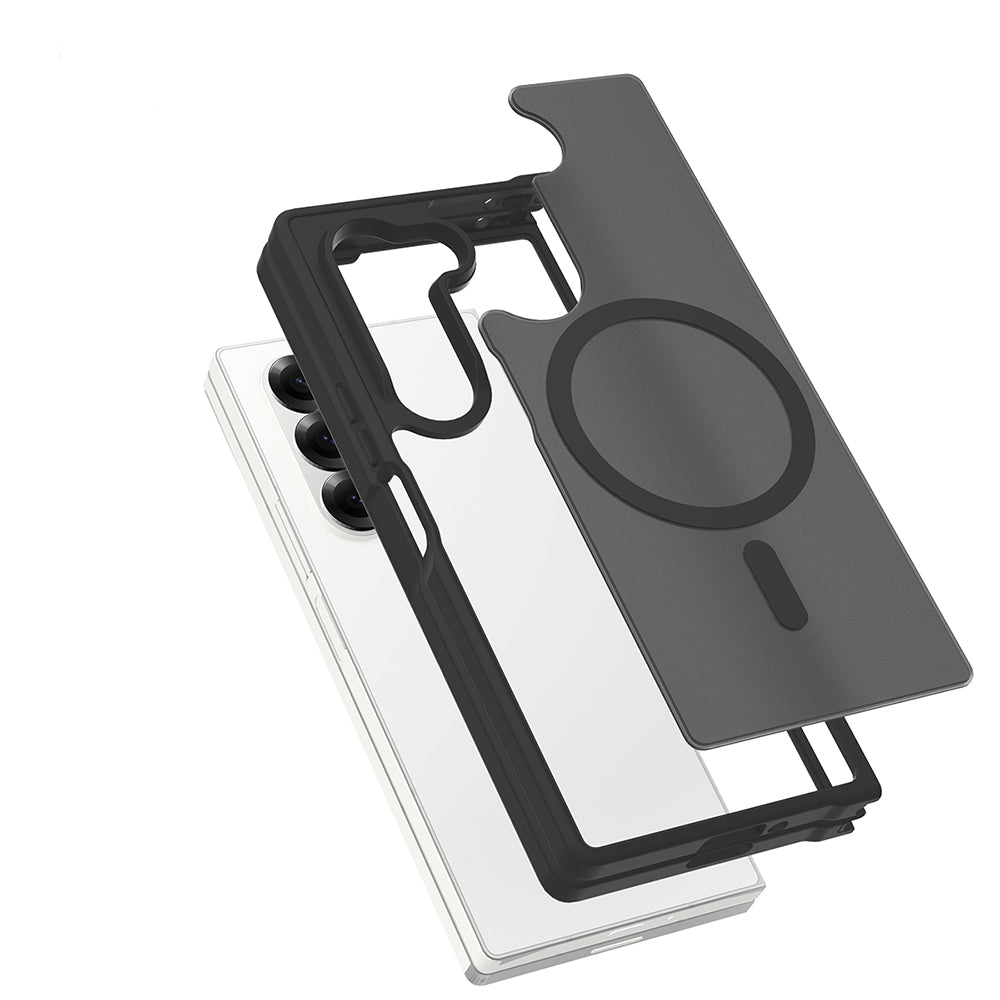 Galaxy Z Fold 6 Kılıf M-Safe Şarj Özellikli Kamera Korumalı Zore Lunex Kapak