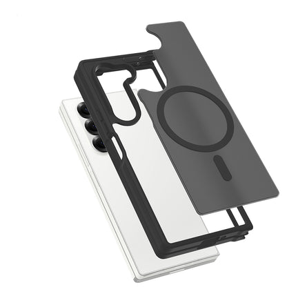 Galaxy Z Fold 6 Kılıf M-Safe Şarj Özellikli Kamera Korumalı Zore Lunex Kapak