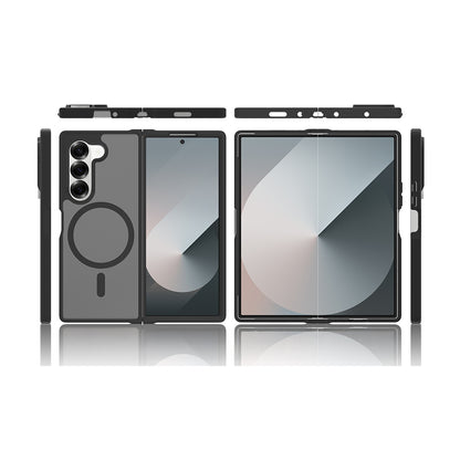 Galaxy Z Fold 6 Kılıf M-Safe Şarj Özellikli Kamera Korumalı Zore Lunex Kapak
