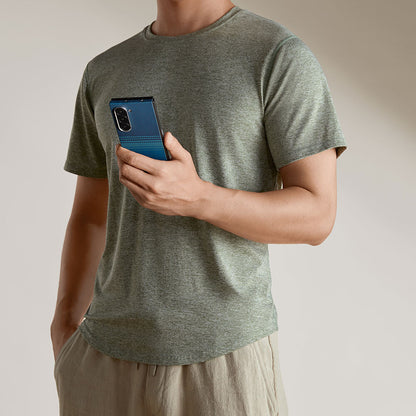 Galaxy Z Fold 6 Kılıf M-safe Şarj Özellikli Aramid Fiber Pitaka Tactile Woven Sunset-Moonrise Serisi Moonrise Kapak