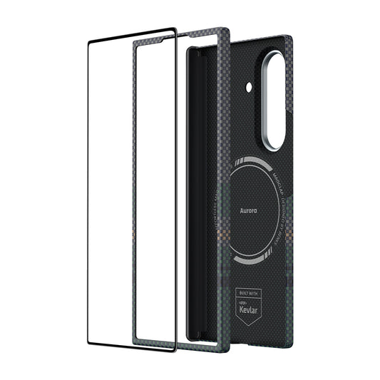 Galaxy Z Fold 7 Benks ArmorAir Aurora Grand Combo Üçlü Aksesuar Seti (Ön Arka Kevlar Kapak + Ekran Koruyucu)