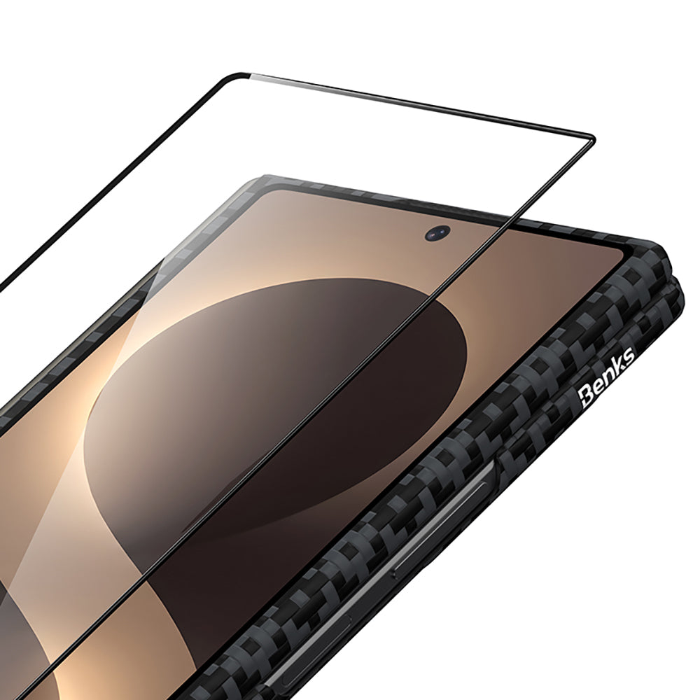 Galaxy Z Fold 7 Benks Glass Warrior AR Ön Çerçeve Uyumlu Cam Ekran Koruyucu + Kolay Uygulama Aparatı