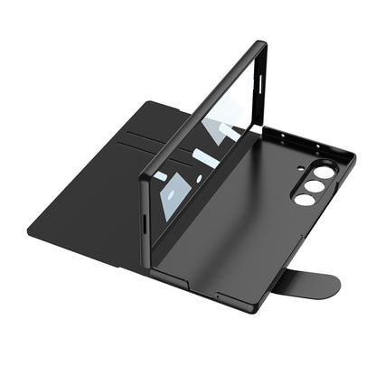 Galaxy Z Fold 7 Kılıf Kamera Korumalı Zore Kıpta Aynalı Kalem Bölmeli Fest Kapak