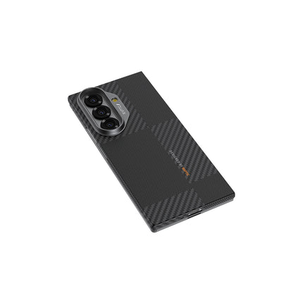 Galaxy Z Fold 7 Kılıf M-safe Şarj Özellikli 600D Metal Kamera Çerçeveli Raptic Aramid Fiber Geotik Serisi Kapak