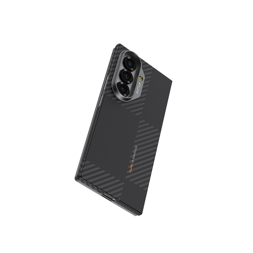 Galaxy Z Fold 7 Kılıf M-safe Şarj Özellikli 600D Metal Kamera Çerçeveli Raptic Aramid Fiber Geotik Serisi Kapak