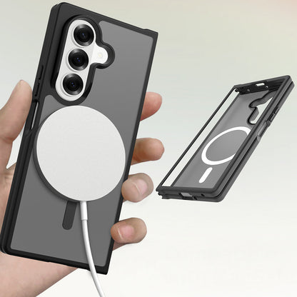 Galaxy Z Fold 7 Kılıf M-Safe Şarj Özellikli Kamera Korumalı Zore Lunex Kapak