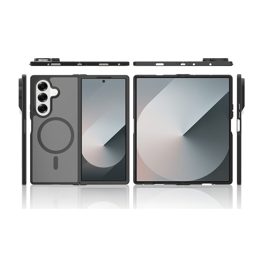 Galaxy Z Fold 7 Kılıf M-Safe Şarj Özellikli Kamera Korumalı Zore Lunex Kapak