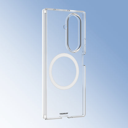 Galaxy Z Fold 7 Kılıf M-safe Şarj Özellikli Youngkit Clear Serisi Kapak
