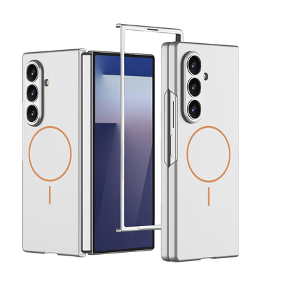 Galaxy Z Fold 7 Kılıf Wireless Şarj Özellikli Zore Kıpta M-safe Kapak