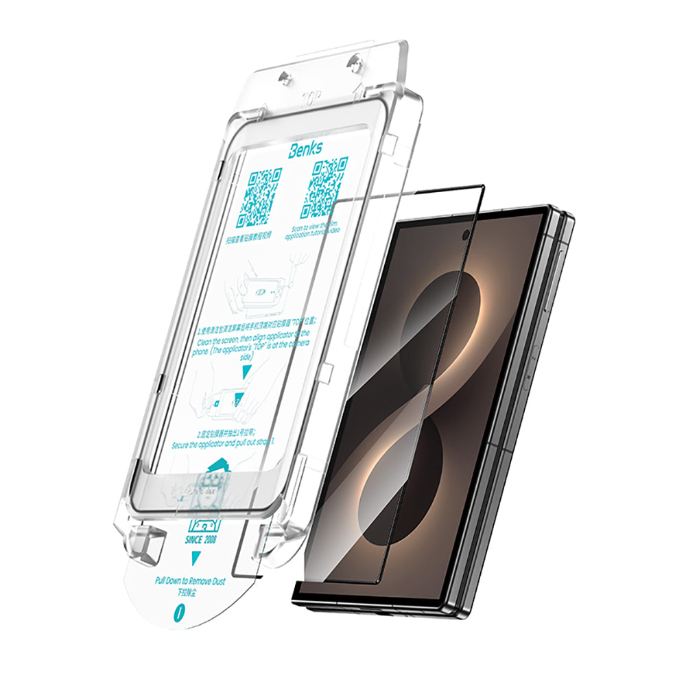 Galaxy Z Fold 8 Benks Glass Warrior AR Ön Çerçeve Uyumlu Cam Ekran Koruyucu + Kolay Uygulama Aparatı