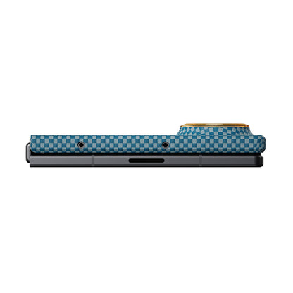Galaxy Z Fold 8 Kılıf M-safe Şarj Özellikli Aramid Karbon Fiber Pitaka Sunset 2.0 California Dream Serisi Kapak