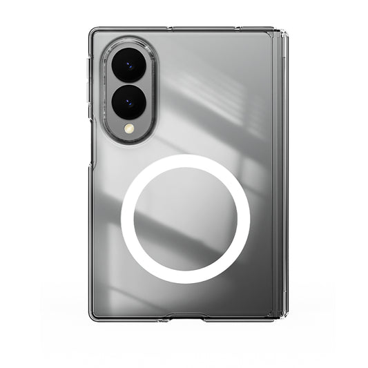 Galaxy Z Fold 8 Kılıf M-safe Şarj Özellikli Transparan Sert PC Wlons Pita Kapak