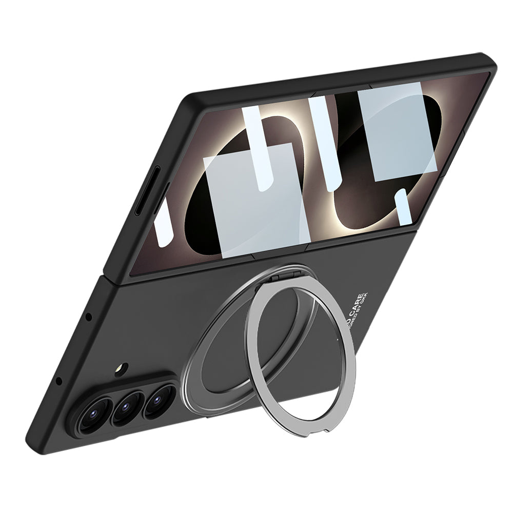 Galaxy Z Fold 8 Ultra Kılıf M-safe Şarj Özellikli Zore Kıpta Yüzüklü Kamera Korumalı Kapak
