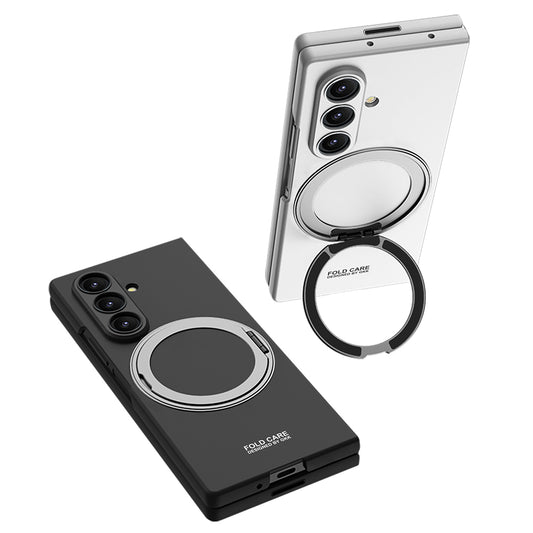 Galaxy Z Fold 8 Ultra Kılıf M-safe Şarj Özellikli Zore Kıpta Yüzüklü Kamera Korumalı Kapak