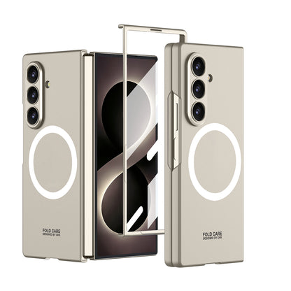 Galaxy Z Fold 8 Ultra Kılıf Wireless Şarj Özellikli Zore Kıpta M-safe Kapak