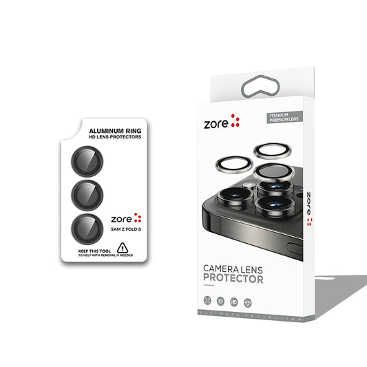 Galaxy Z Fold 8 Zore CL-12 Premium Safir Parmak İzi Bırakmayan Anti-Reflective Kamera Lens Koruyucu