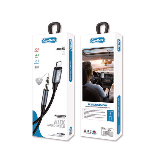 Go Des GAC-260 Lightning Aux Ses Kablosu 1 metre