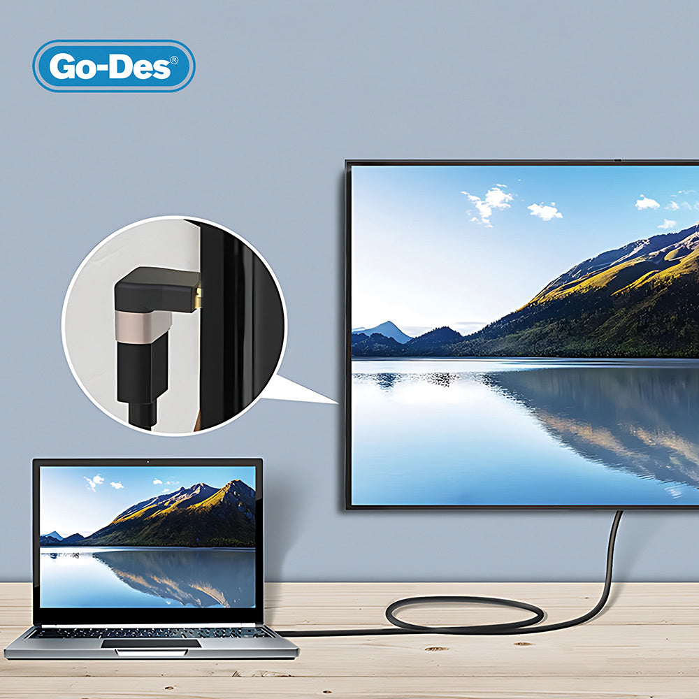 Go Des GD-CT082 HDTV HDMI Adaptör 8K HD 2.1 Versiyon Görüntü Aktarım Cihazı