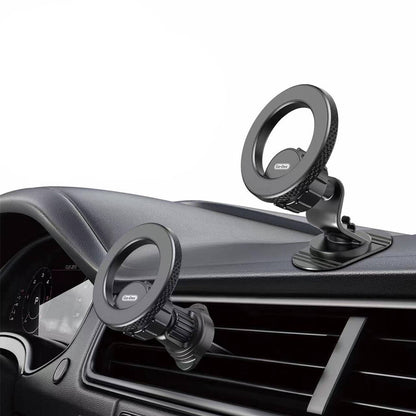Go Des GD-HD318 M-safe Magnetik 360° Dönebilen 2in1 Havalandırma ve Düz Zemin Telefon Tutucu