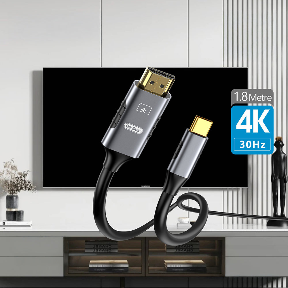 Go Des GD-HM813 Type-C to HDTV Kablo 1.8M