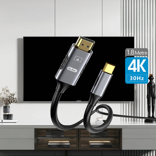 Go Des GD-HM813 Type-C to HDTV Kablo 1.8M